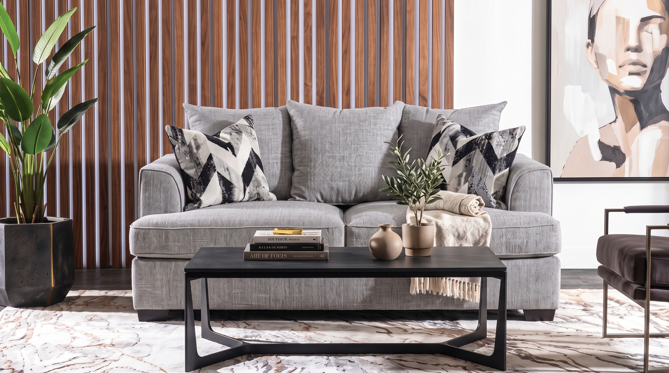 CANBERRA LOVE SEAT GRIS (HIGHLIGHT SILVER)