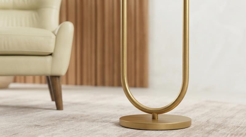 SUIZA LAMPARA DE PISO 1L ORO