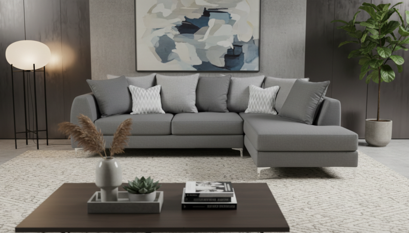 EBONY SALA MODULAR DERECHA TREND GRAY