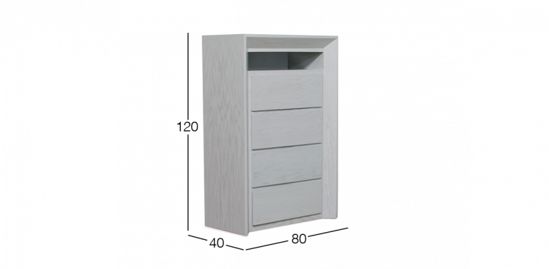 KEYSER CHIFFONIER ENCINO GRIS