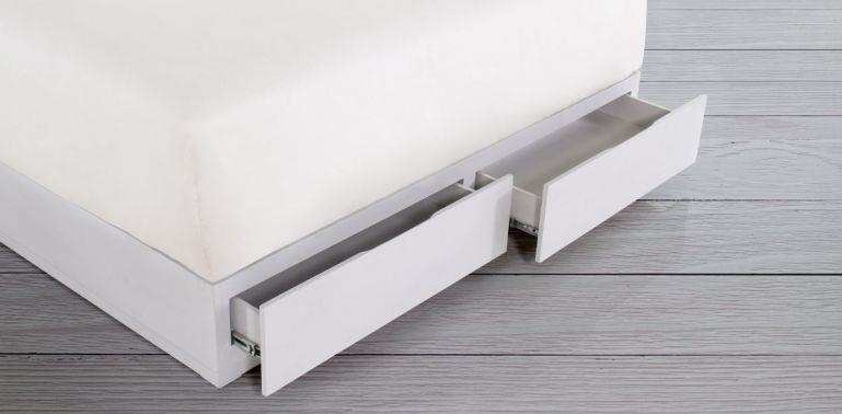KEYSER BASE C/CAJON CAMA Q.S. GRIS