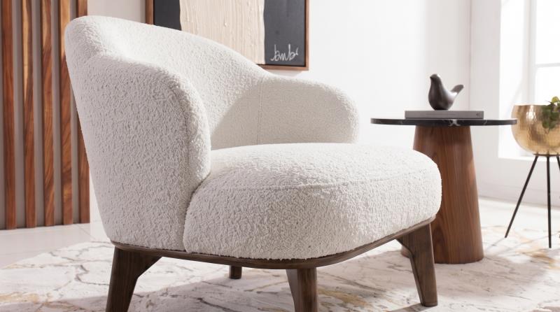 VERONA SILLON OCASIONAL COPENHAGUE LINEN PATA WALNUT CM460-1D-F