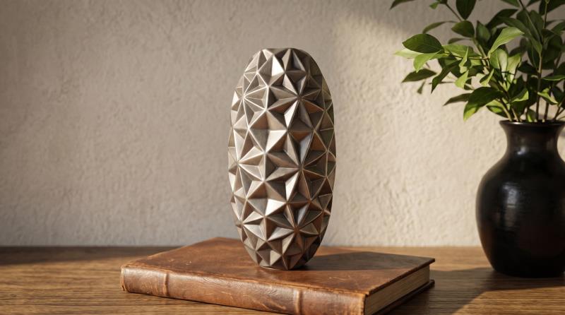 BULAN FLORERO GRANDE PLATA AV-147CE-CR