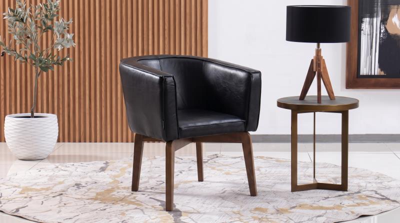 VIZCAINAS SILLON NG NAT PIEL NEGRA SO5966-03