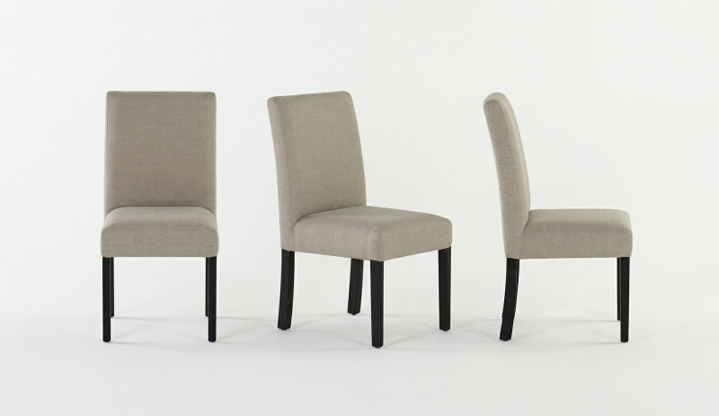 NOGADA II SILLA NEGRO VICTORI BEIGE
