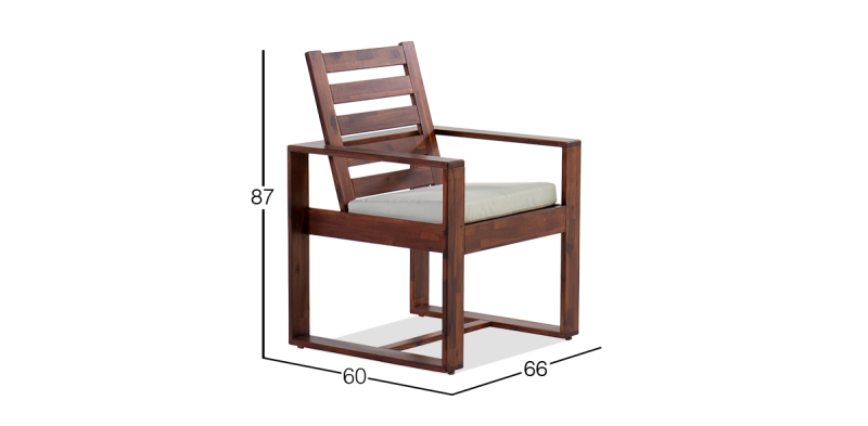 KIPOS EXL SILLA C/BRAZOS ACACIA