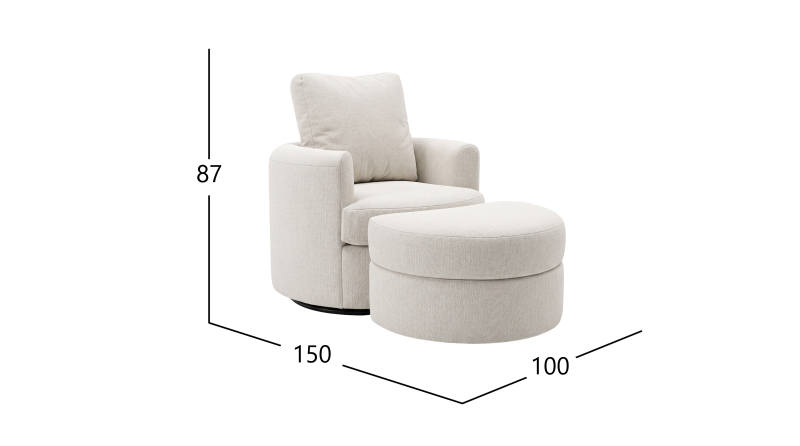 ASTI SILLON OCASIONAL GIRATORIO FLIPZONE PEPPER 250821-B87-00
