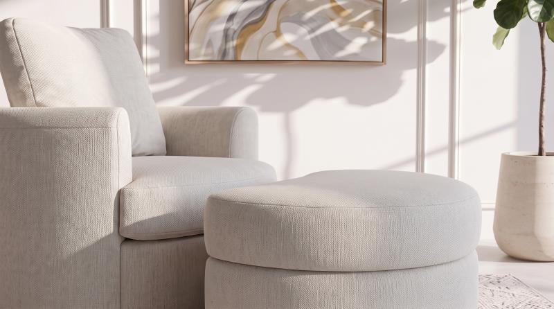 VOLARE OTTOMAN FLIPZONE PEPPER