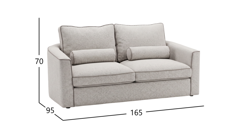 LAVINI LOVE SEAT HOUSTON PORCELAIN