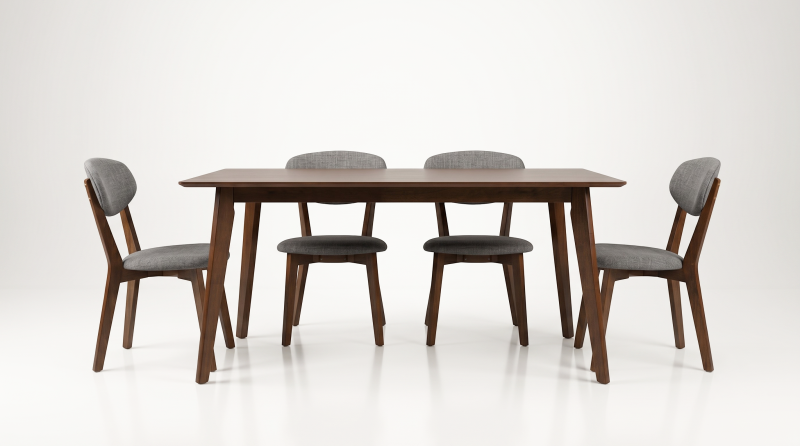 VALENTINA MESA COMEDOR RECTANGULAR NOGAL LW-150-MR-NOG