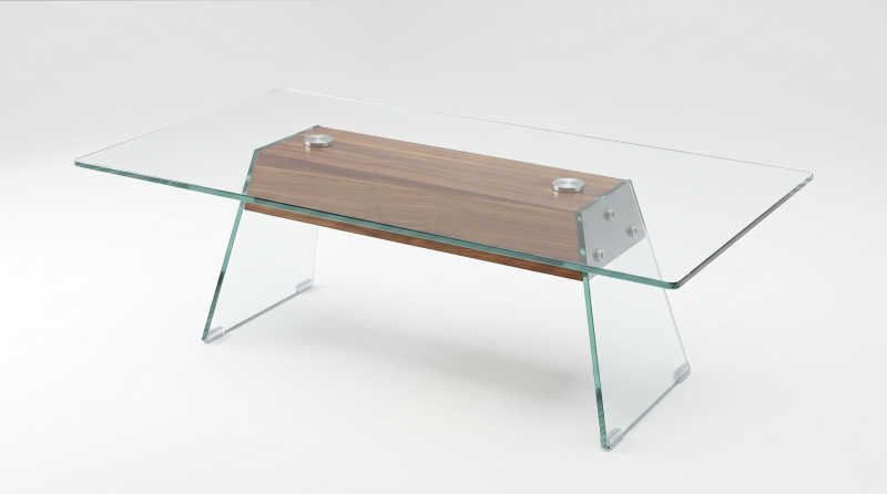 VALLARTA MESA DE CENTRO TABACO CRISTAL TRANSPARENTE CT621-MC-TAB
