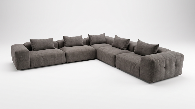 NEVADA SALA MODULAR 5 PIEZAS BELLEVUE STONE