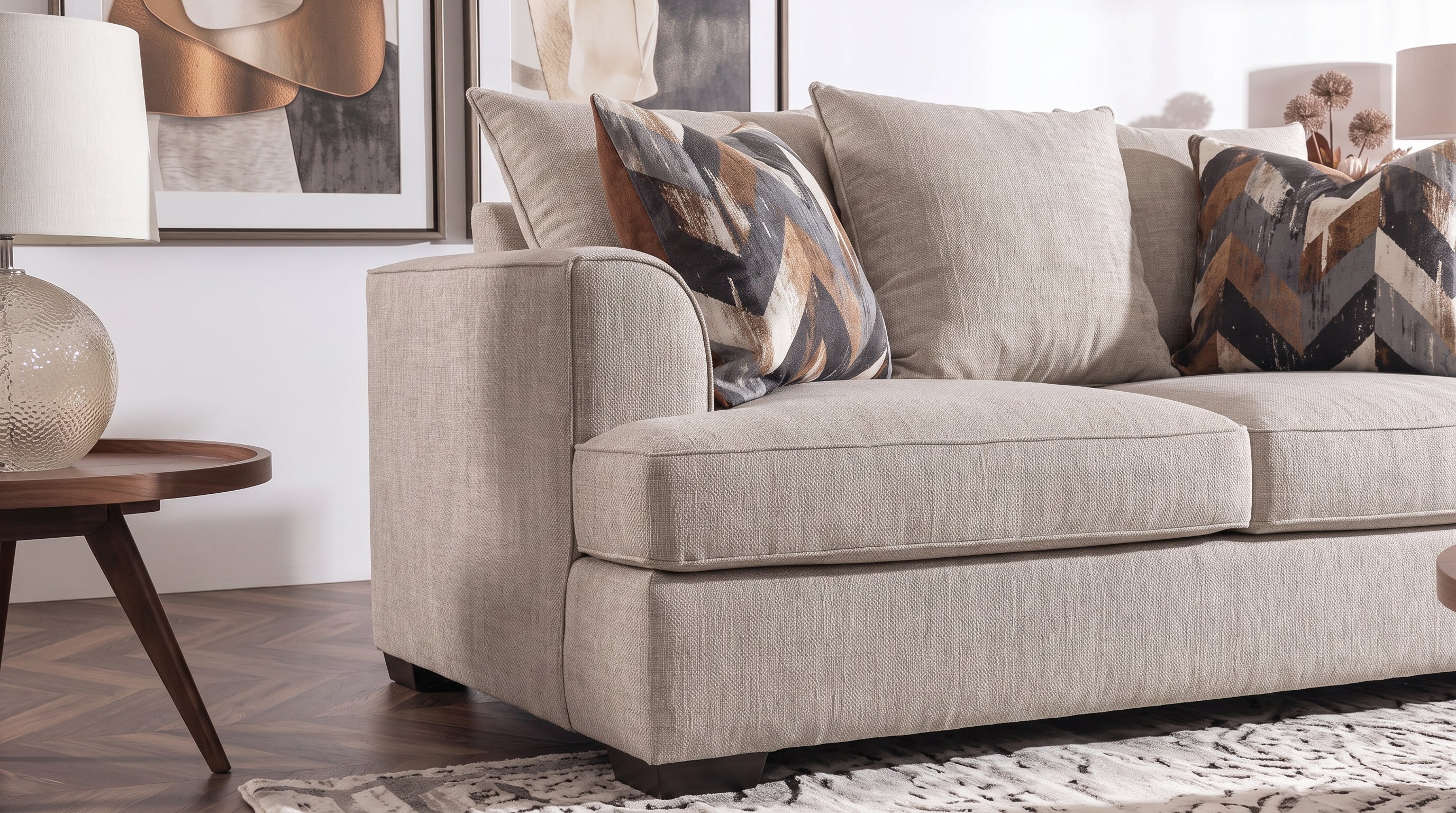 CANBERRA LOVE SEAT BEIGE