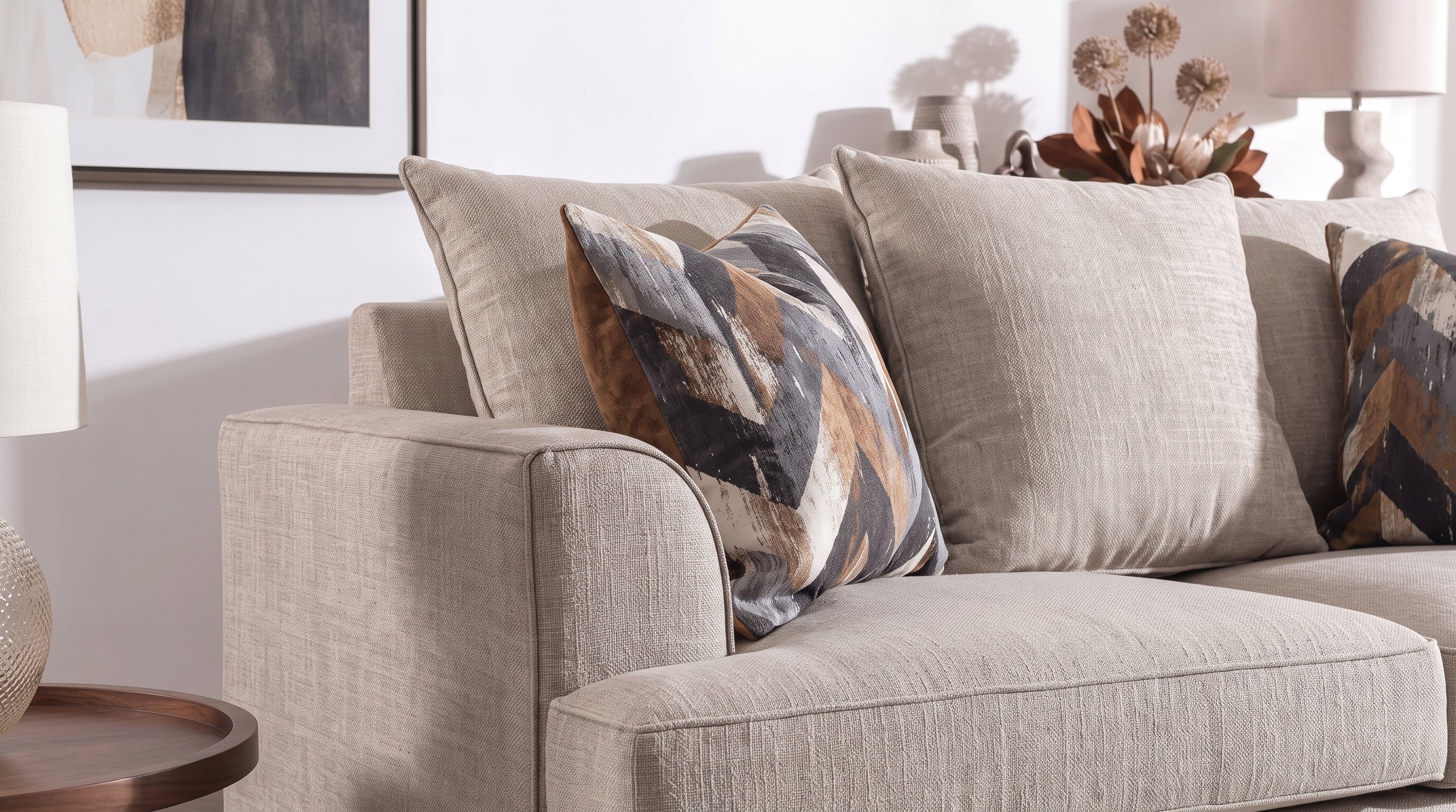 CANBERRA LOVE SEAT BEIGE