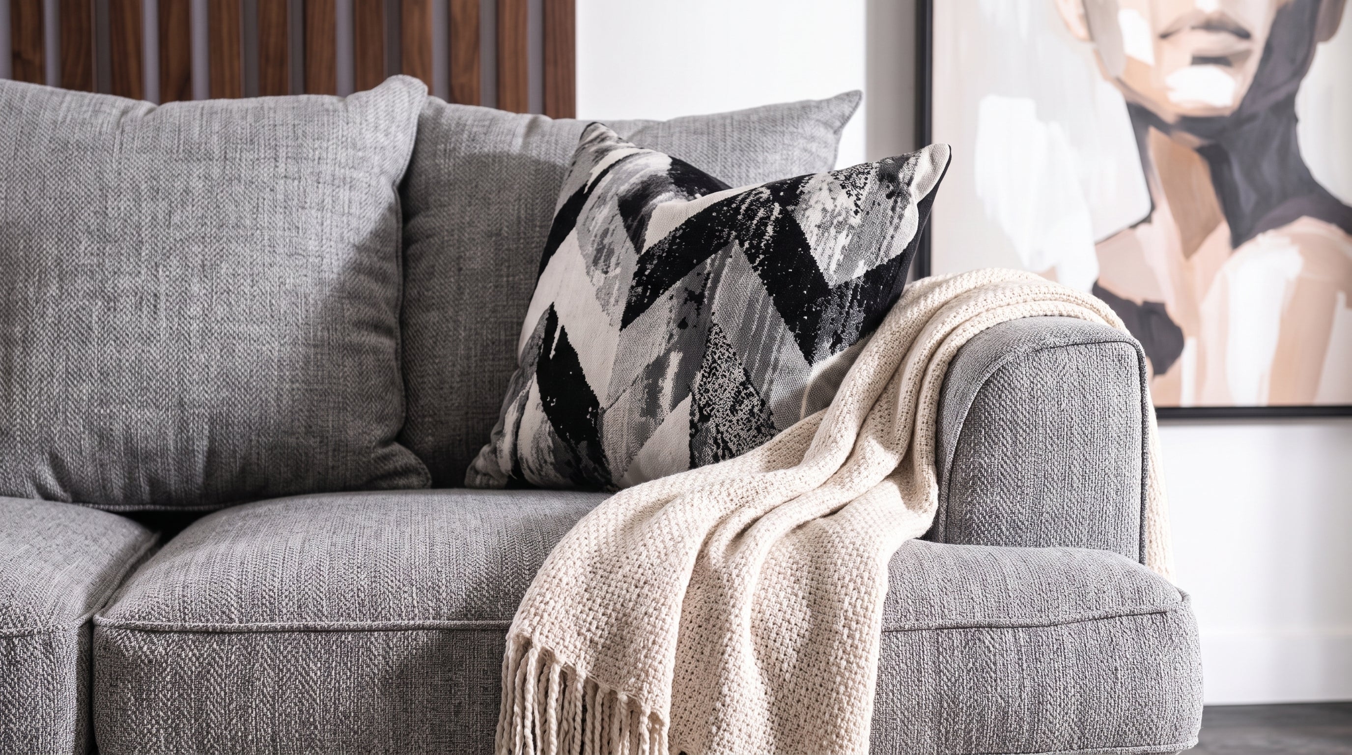CANBERRA LOVE SEAT GRIS (HIGHLIGHT SILVER)