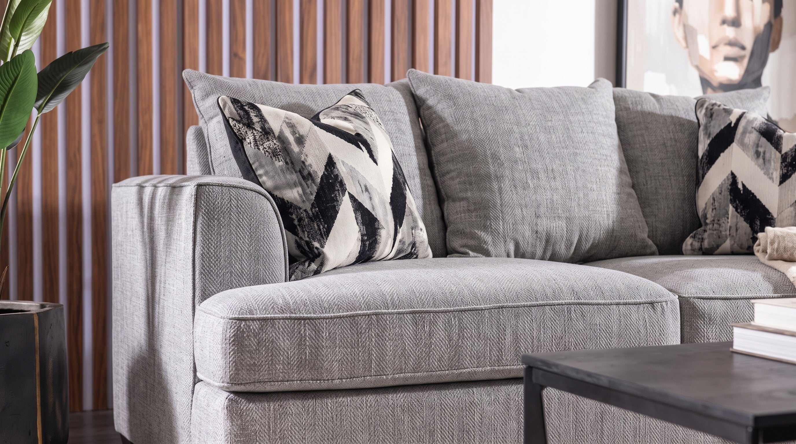 CANBERRA SOFA GRIS (HIGHLIGHT SILVER)