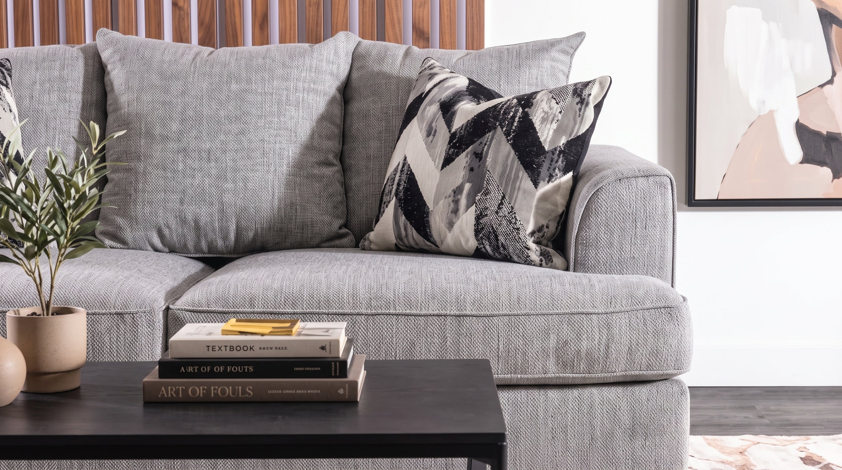 CANBERRA SOFA GRIS (HIGHLIGHT SILVER)