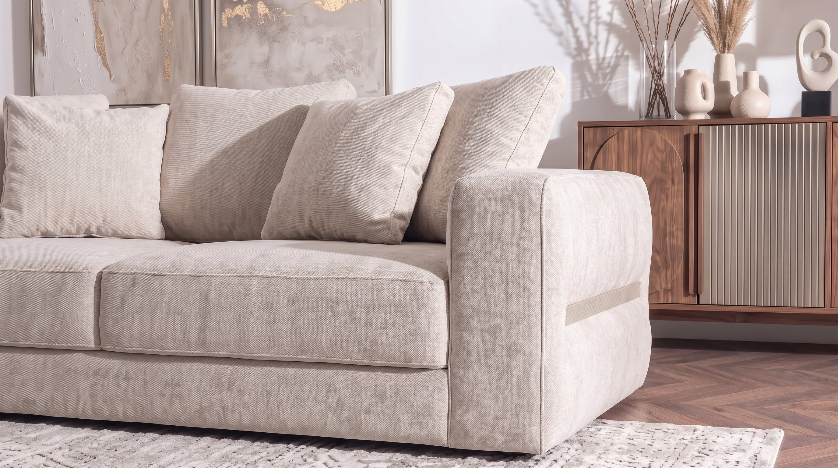 CARENZA LOVE SEAT BRUNA BIT NATURAL
