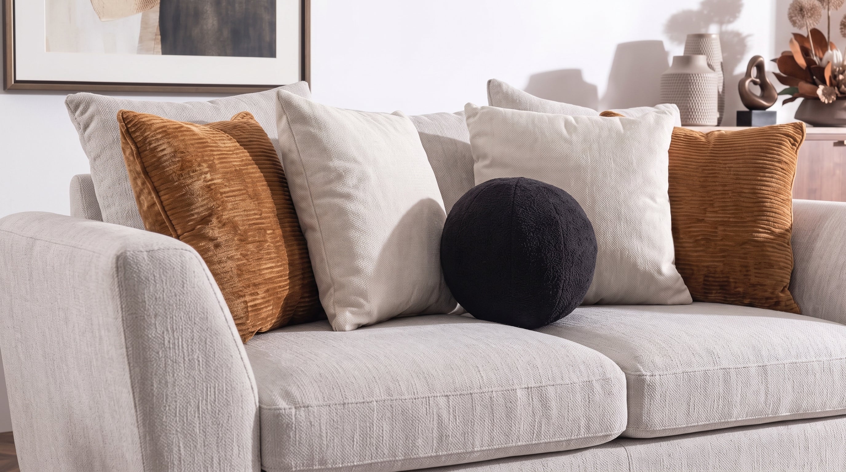 CLARISSA LOVE SEAT BOLTON FLAX