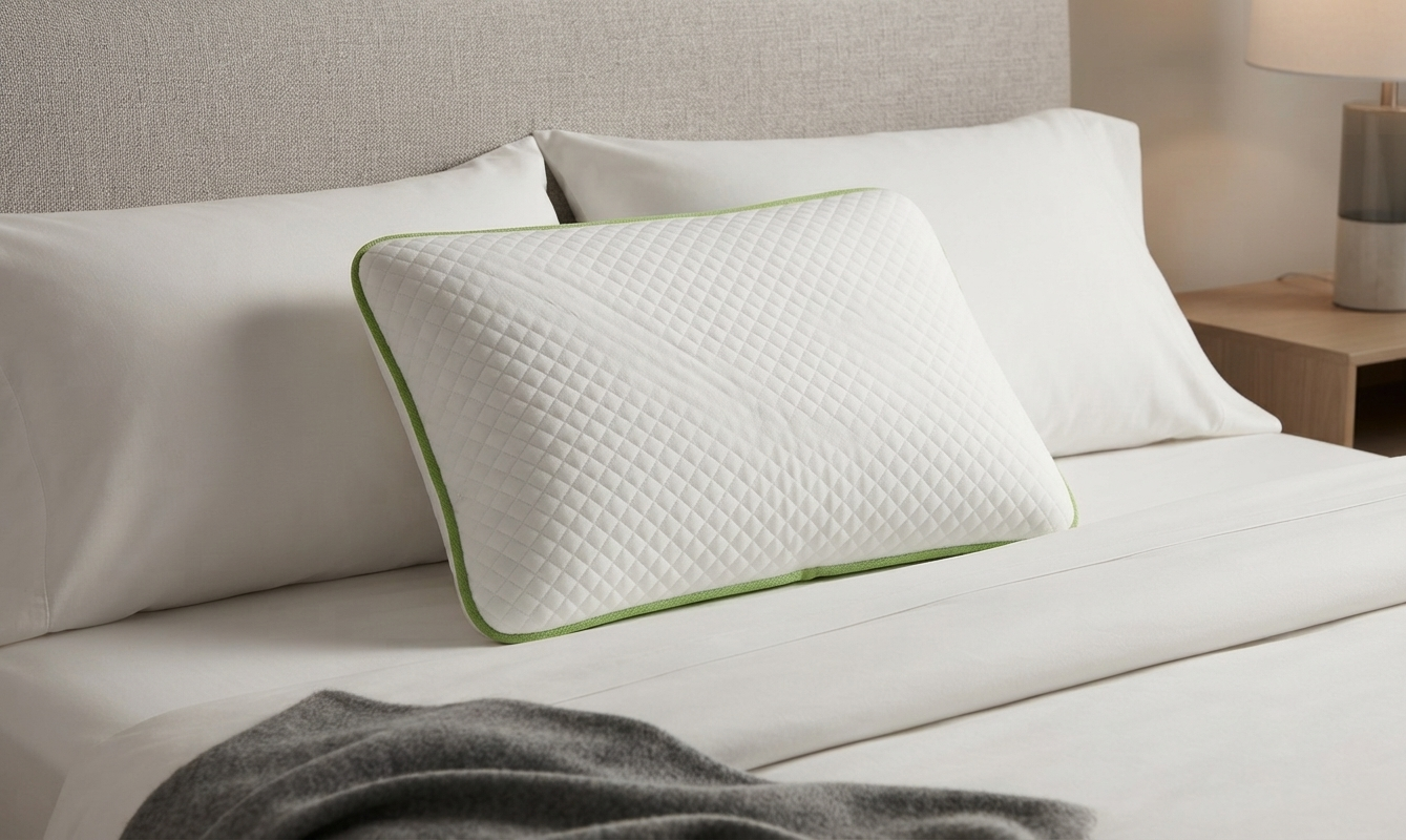 FRESHAIR ALMOHADA MEMORY FOAM STD GREEN TEA