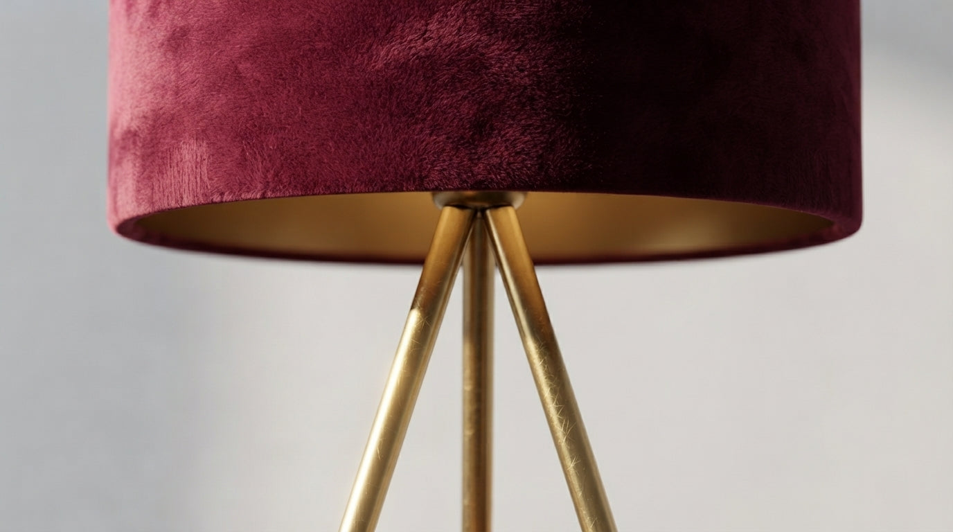 LAURA LAMPARA DE MESA ROJA