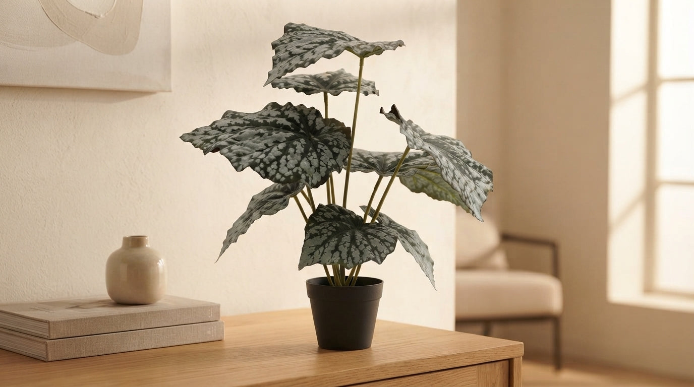 BEGONIA PLANTA ARTIFICIAL EN MACETA