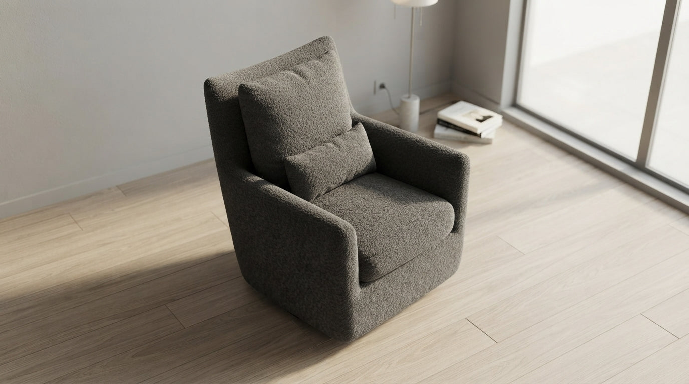 OLIVER SILLON OCASIONAL GIRATORIO APOLO EBONY