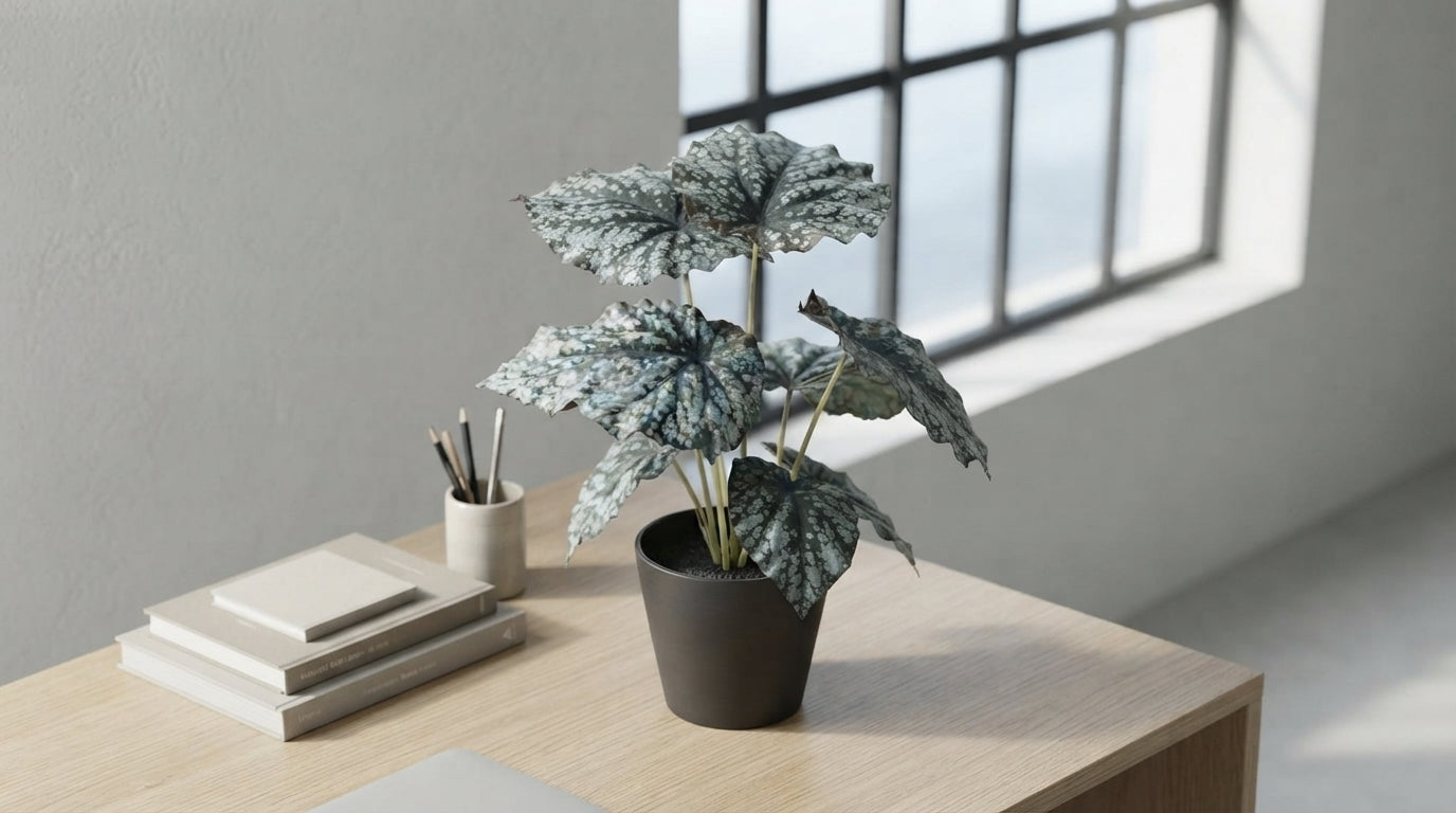 BEGONIA PLANTA ARTIFICIAL EN MACETA