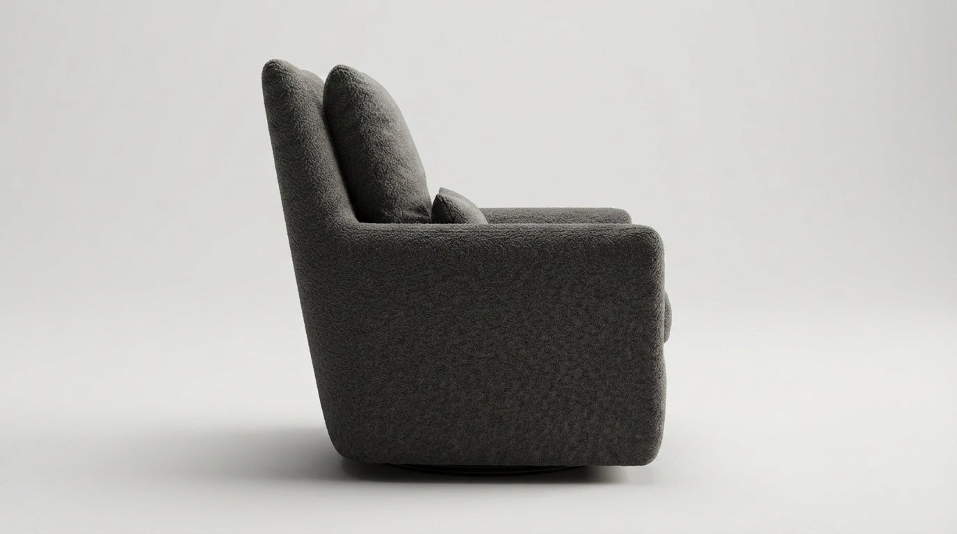 OLIVER SILLON OCASIONAL GIRATORIO APOLO EBONY