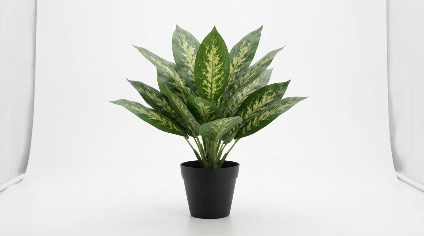 DIEFFENBACHIA PLANTA ARTIFICIAL EN MACETA