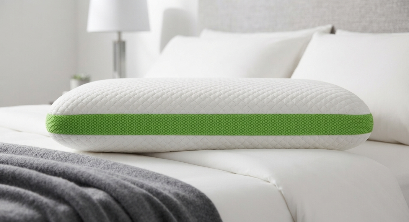 FRESHAIR ALMOHADA MEMORY FOAM STD GREEN TEA