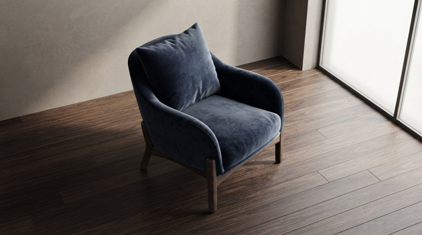 MIKO SILLON OCASIONAL AZUL ESCAPE COBALT
