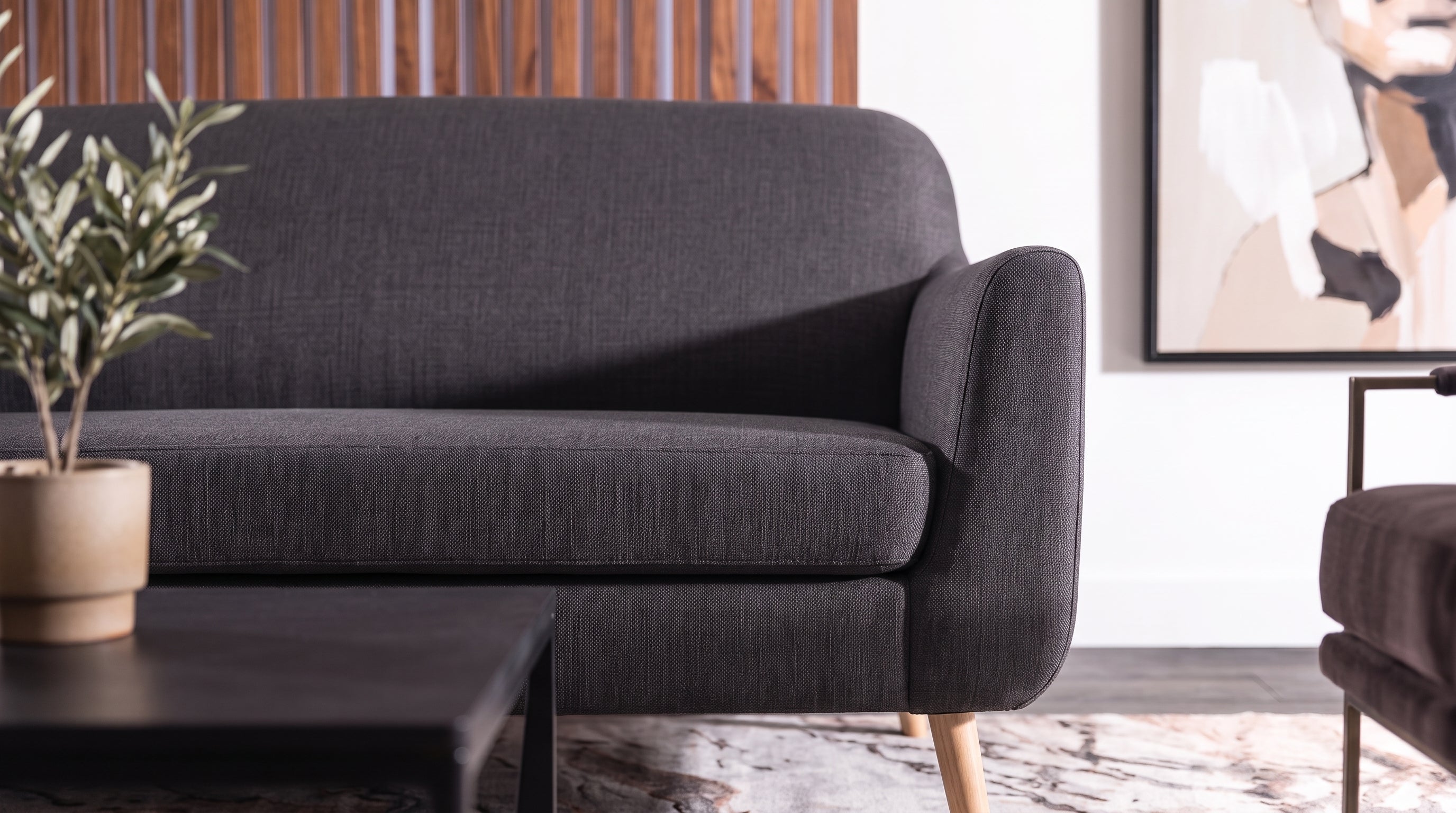 GRIMALDI LOVE SEAT GRIS OBSCURO