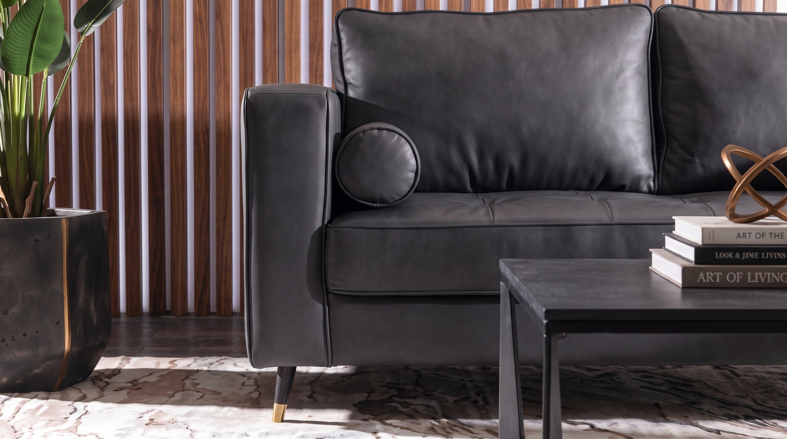 HAVEN LOVE SEAT PIEL MATCH GRIS