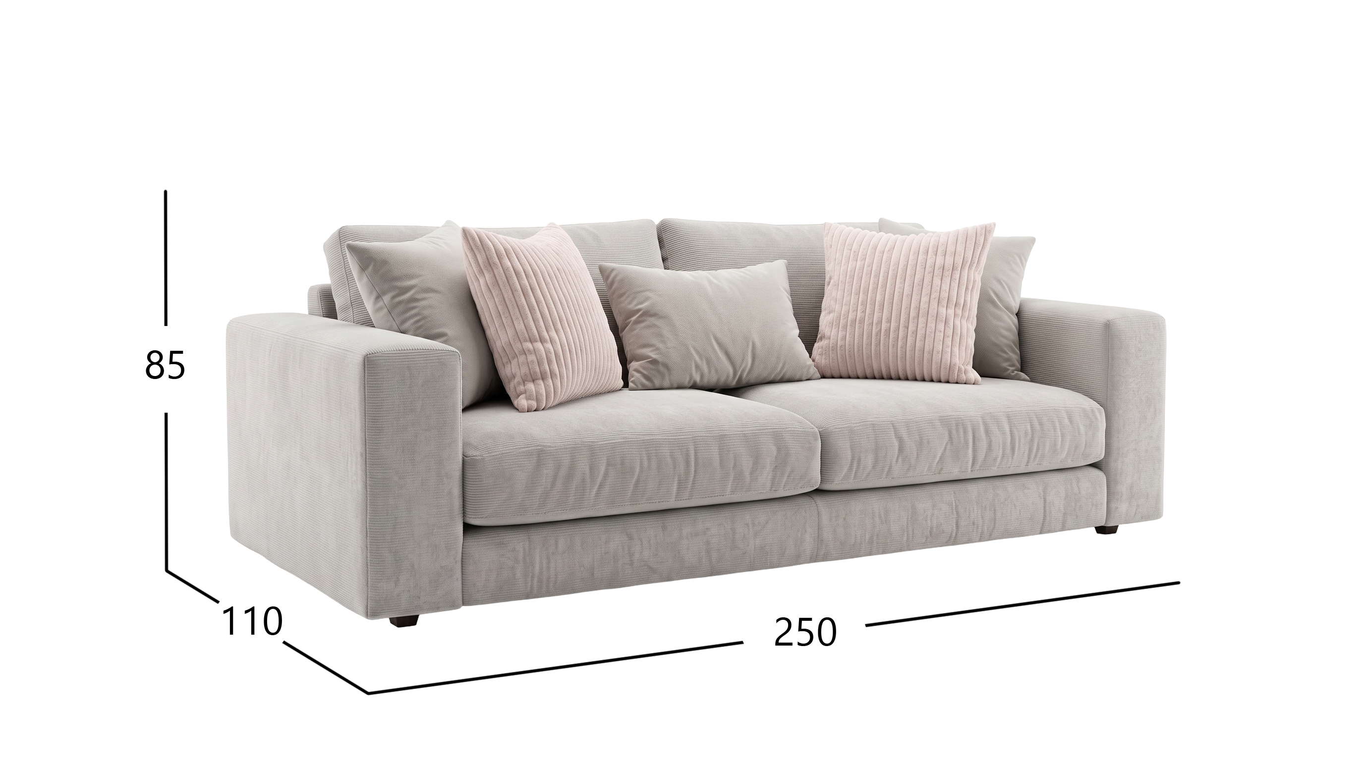 PIER LOVE SEAT FRESNO OYSTER