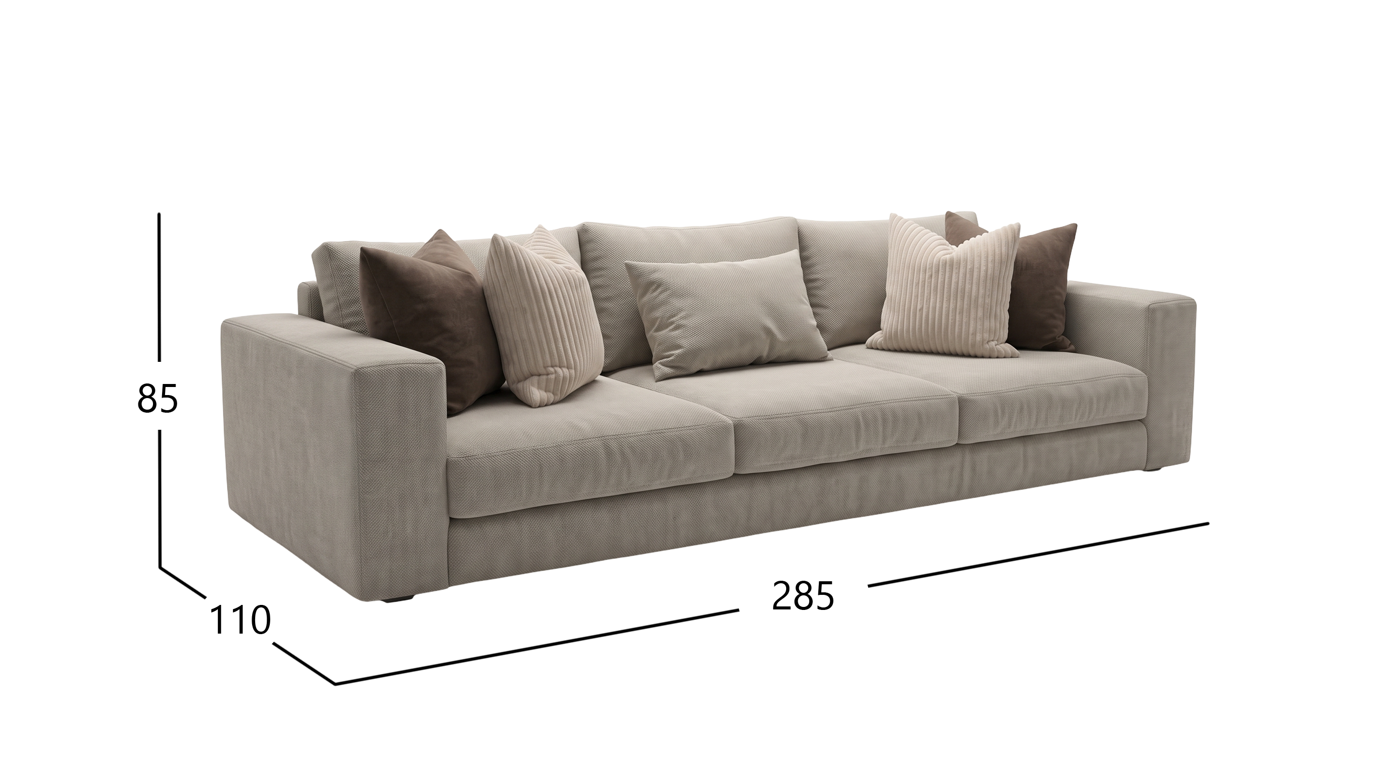 PIER SOFA FRESNO OYSTER