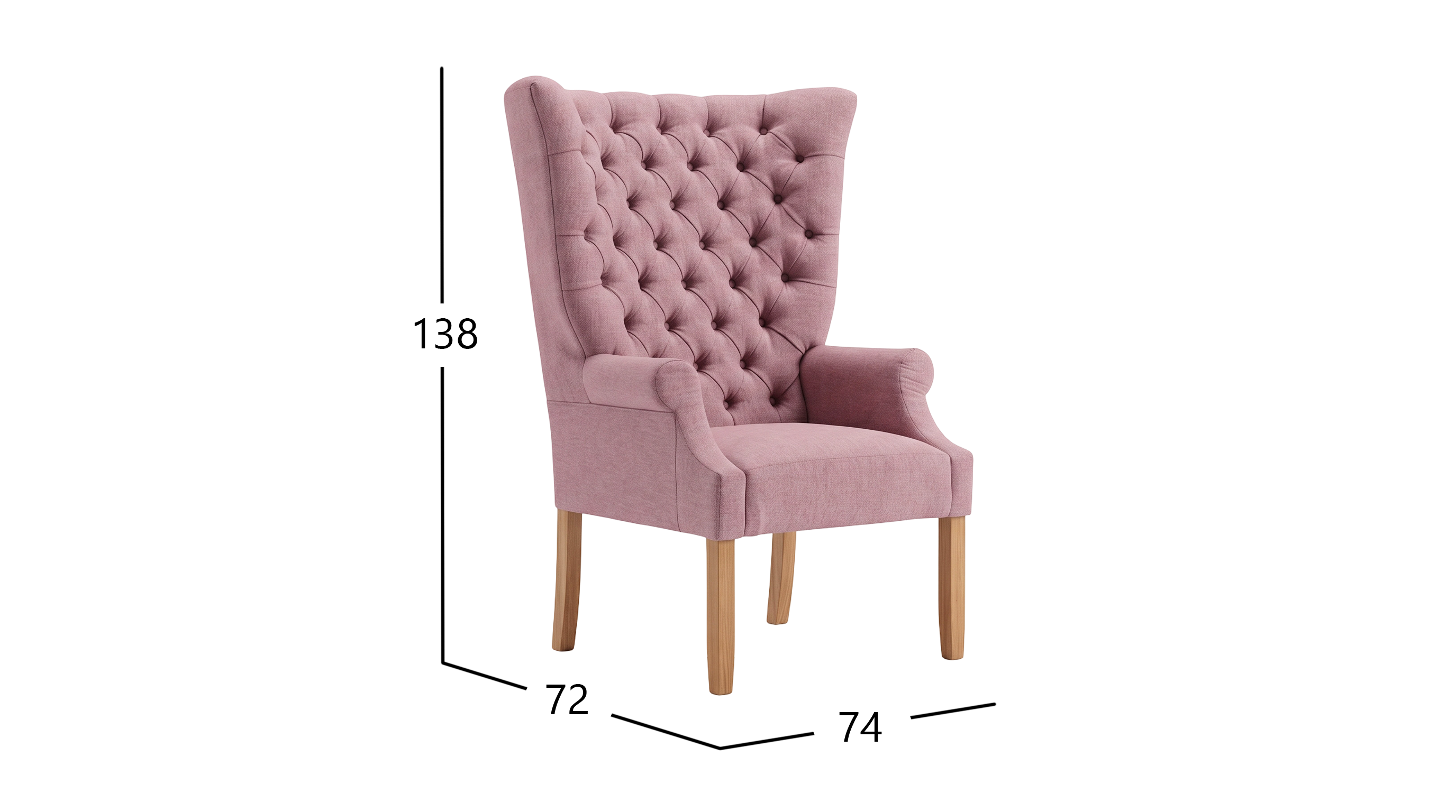 REYNA SILLON OCASIONAL CAPITONADO VIOLETA