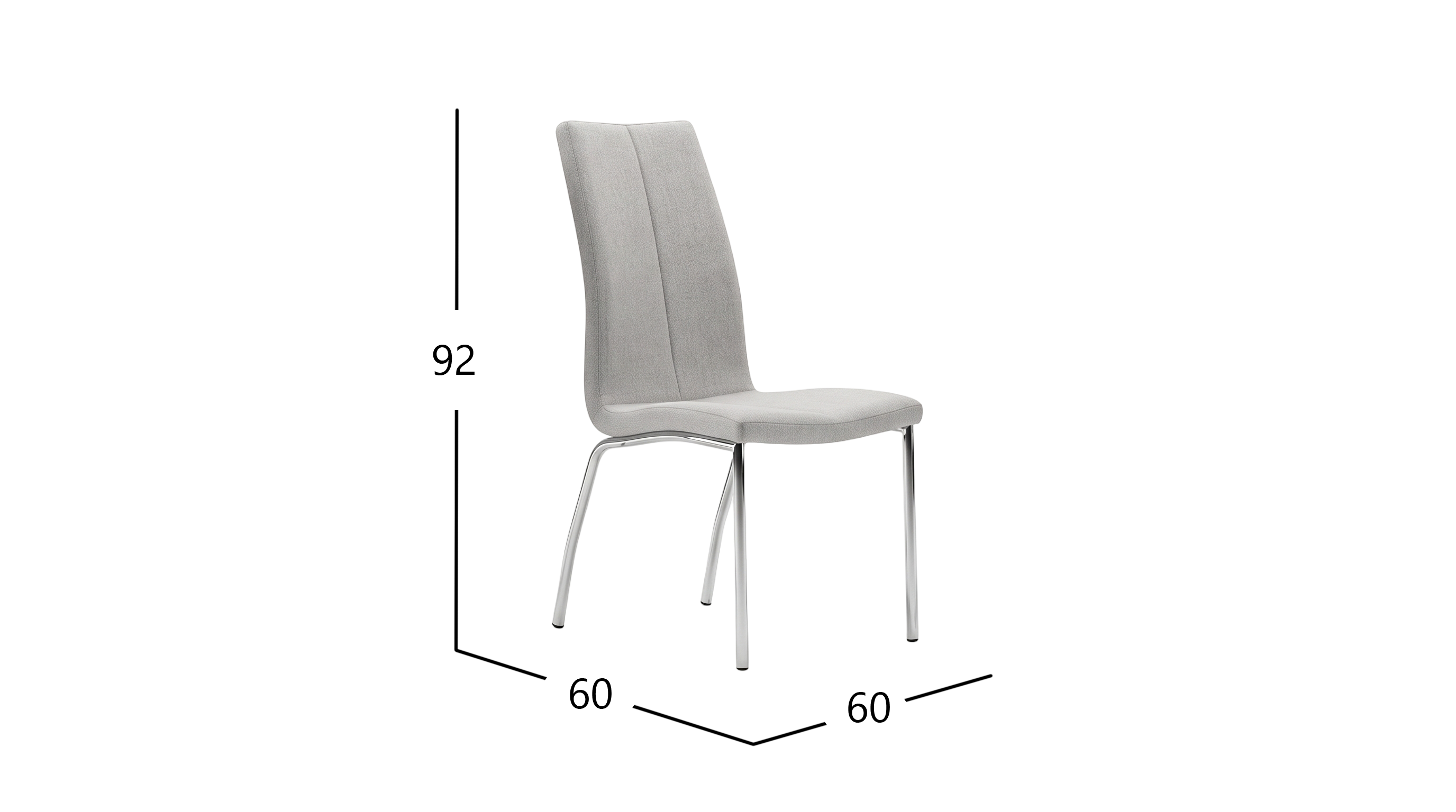 GALIA SILLA GRIS PU