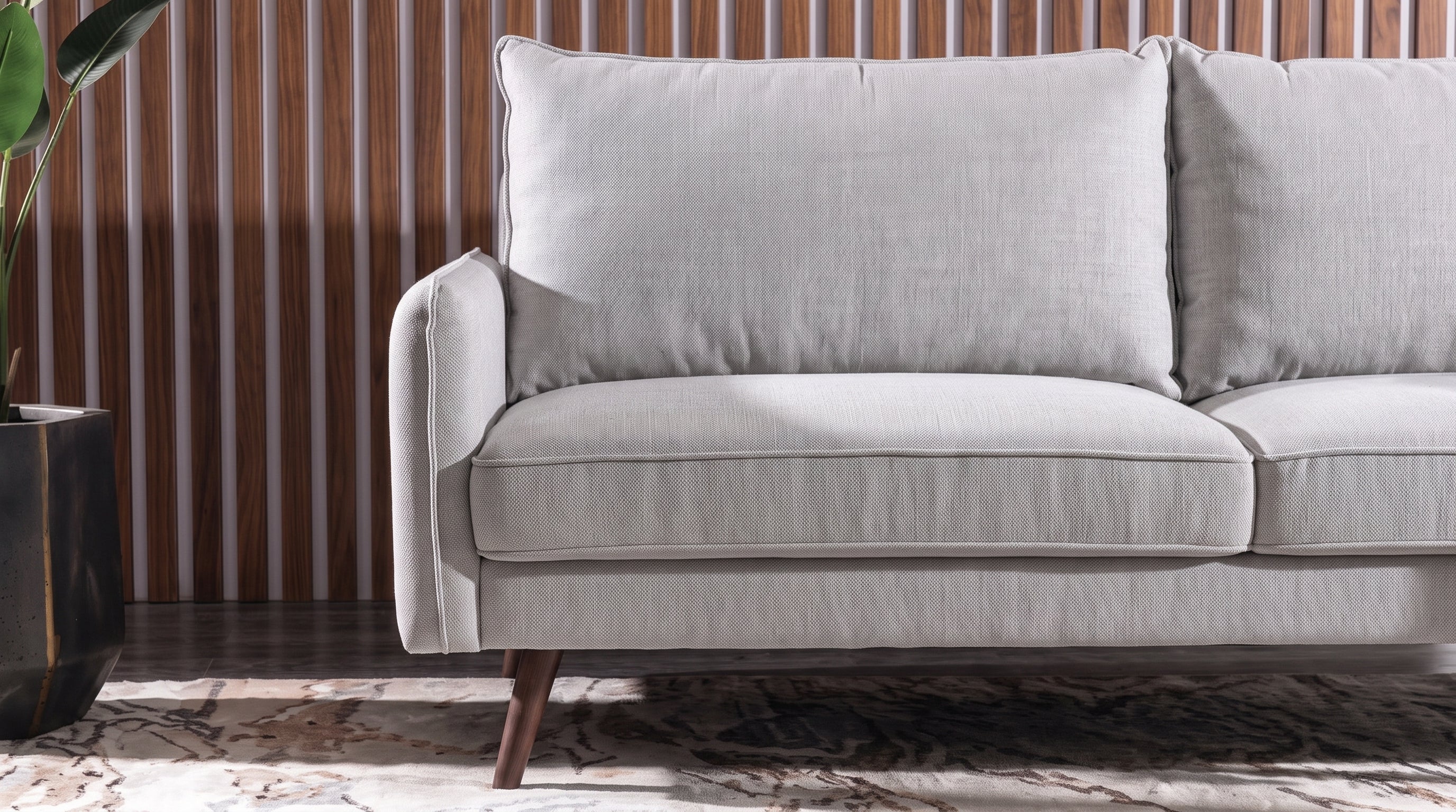 TUTTO SOFA NOGAL NATURAL GRIS