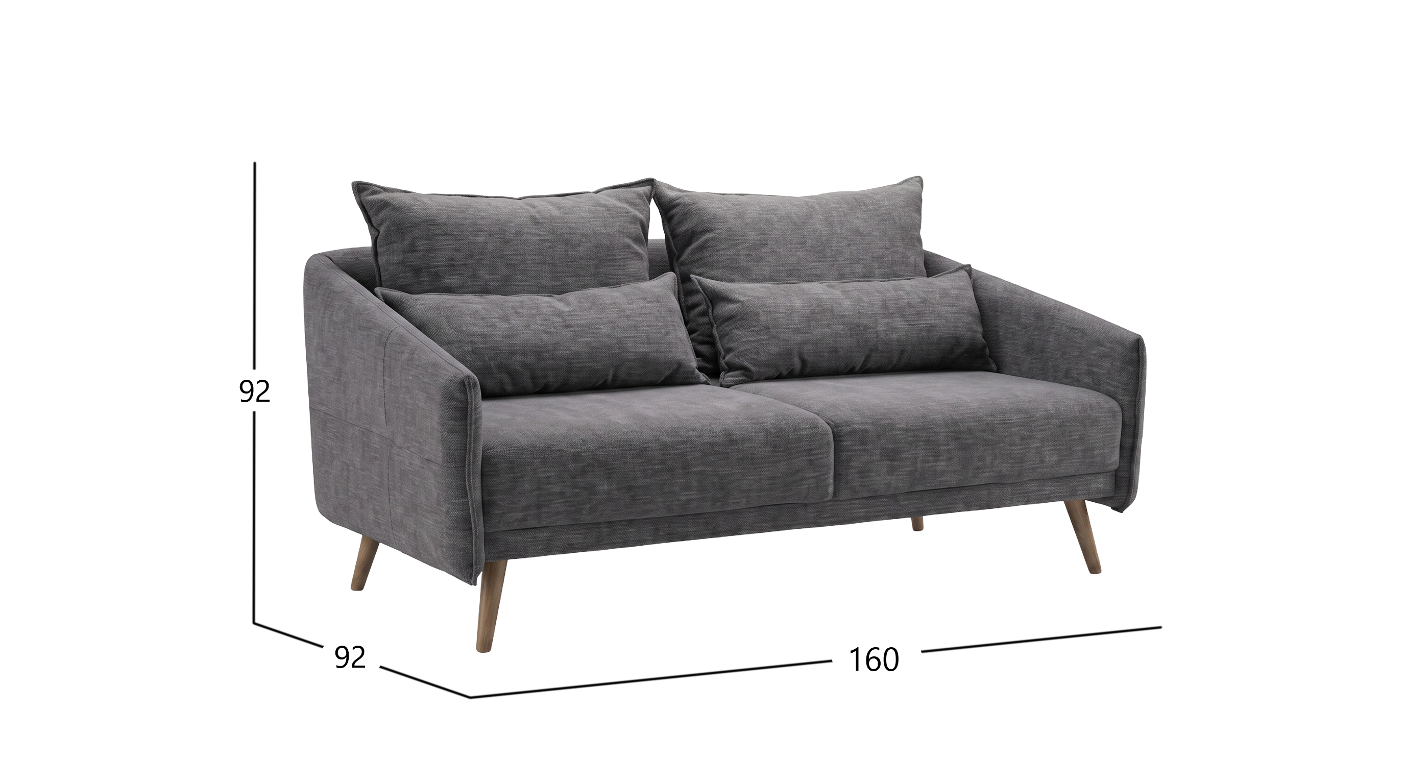 ZIZU LOVE SEAT NEGRO AZABACHE