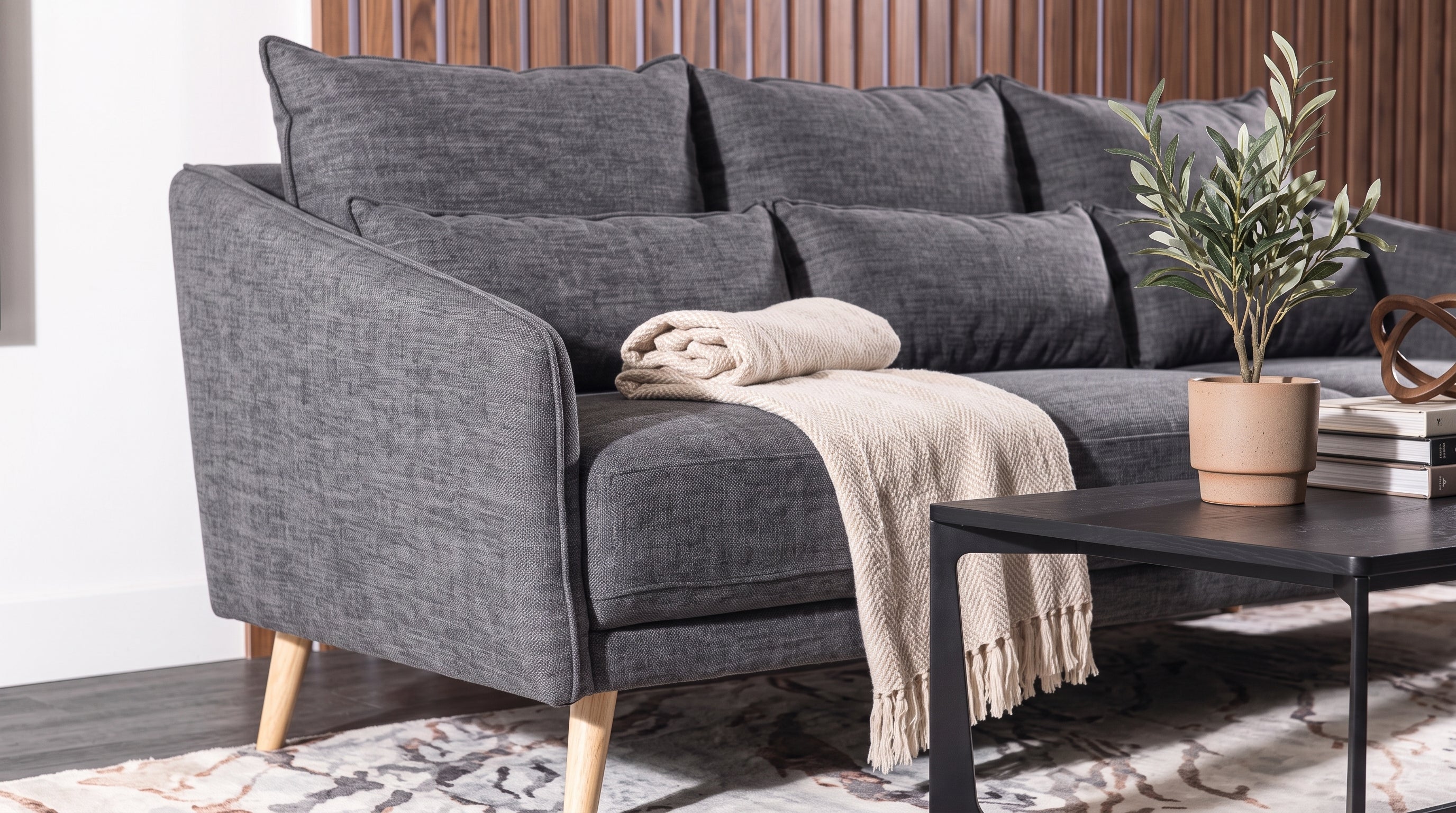 ZIZU SOFA NEGRO AZABACHE